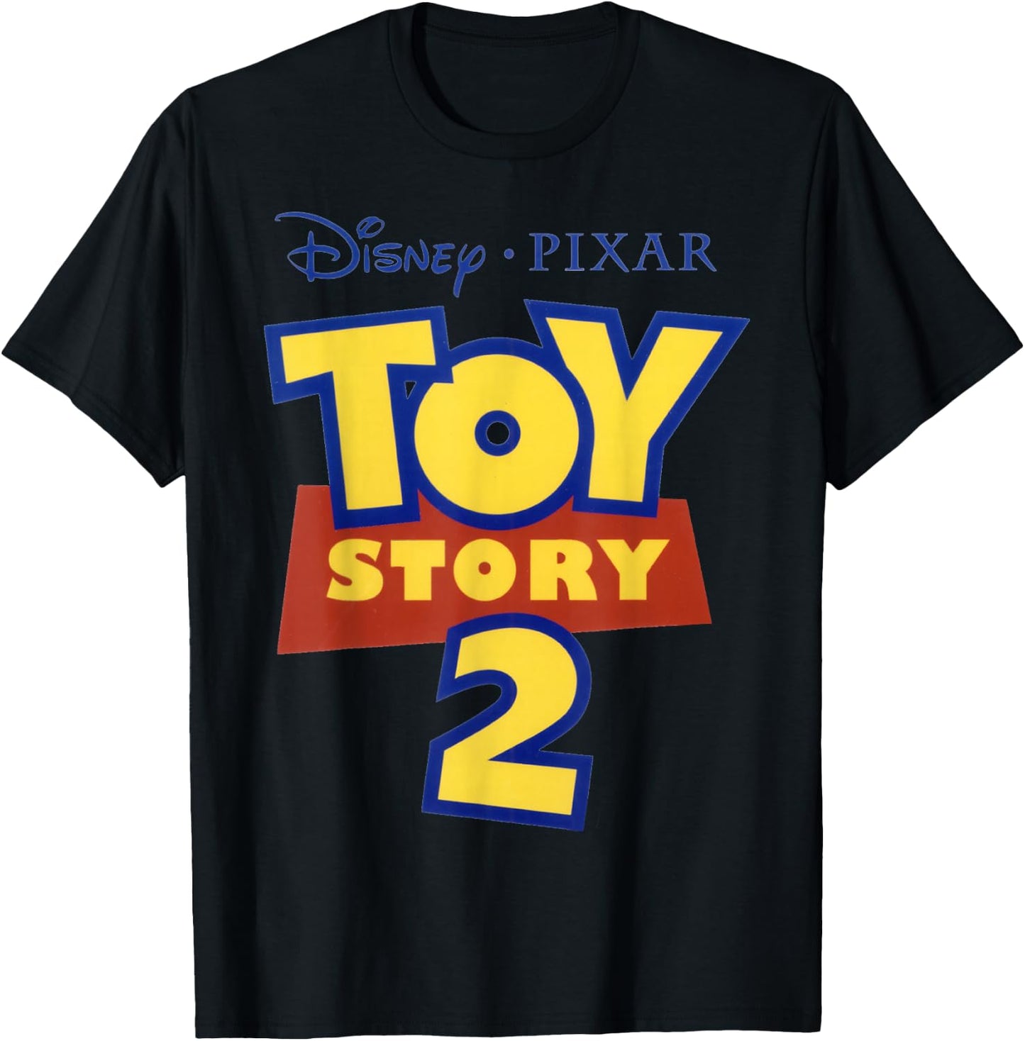 Disney Pixar Toy Story 2 Original Logo T-Shirt - T-Shirt | Black