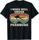 I Work Well Pressure Distressed Scuba Diving Diver T-Shirt - T-Shirt | Black