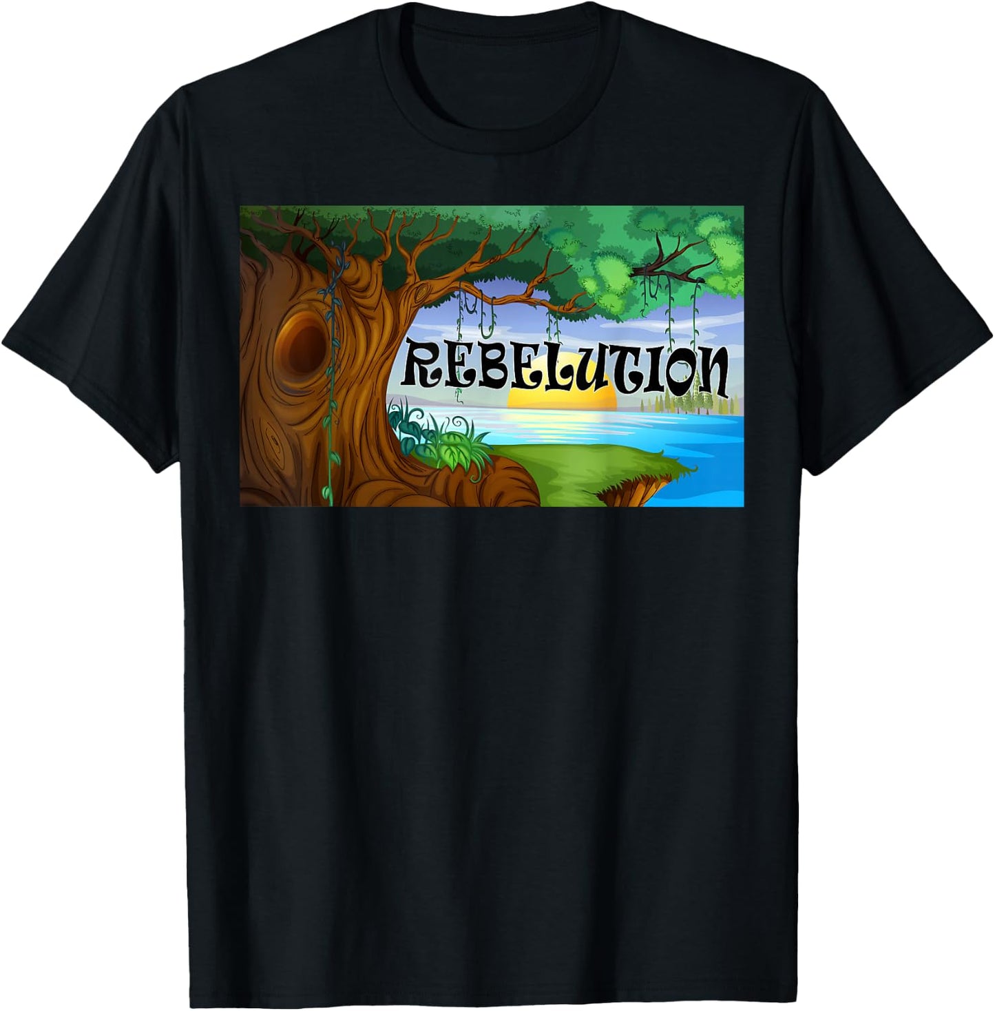 Rebelution Bright Side of Life T-Shirt - T-Shirt | Black
