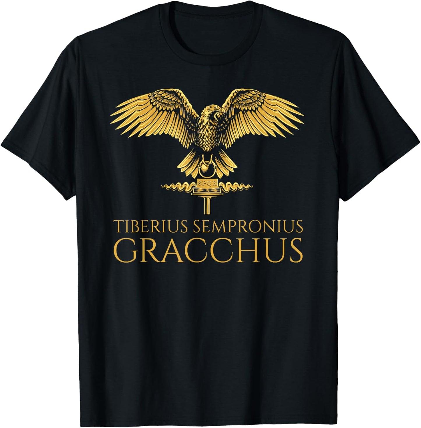 Ancient Roman History - Tiberius Sempronius Gracchus - Rome T-Shirt - T-Shirt | Black