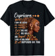 Birthday Gift Capricorn Girl December or January Women T-Shirt - T-Shirt | Black