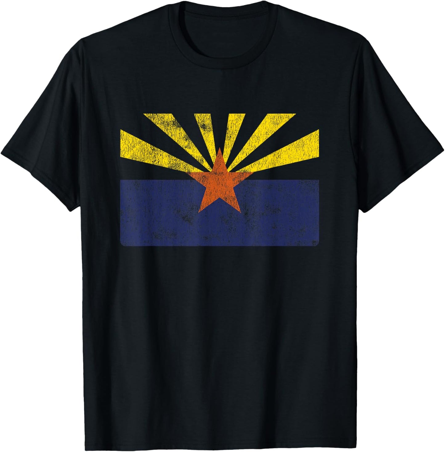 Vintage Arizona Flag AZ T-Shirt - T-Shirt | Black