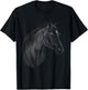 Horse Horses Black Stallion T-Shirt - T-Shirt | Black