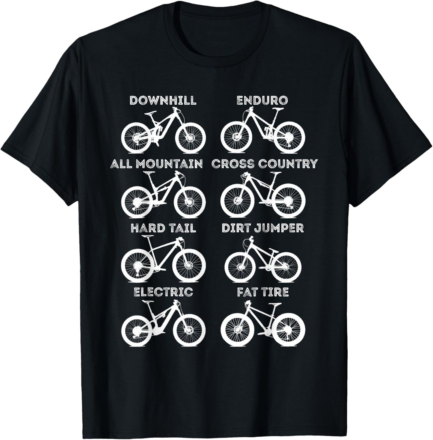 MTB Mountain Bike Biking Enthusiast Biker Bicycling Clothing T-Shirt - T-Shirt | Black