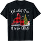 Barrel Racing Oh What Fun It Is To Ride Horse For Christmas T-Shirt - T-Shirt | Black