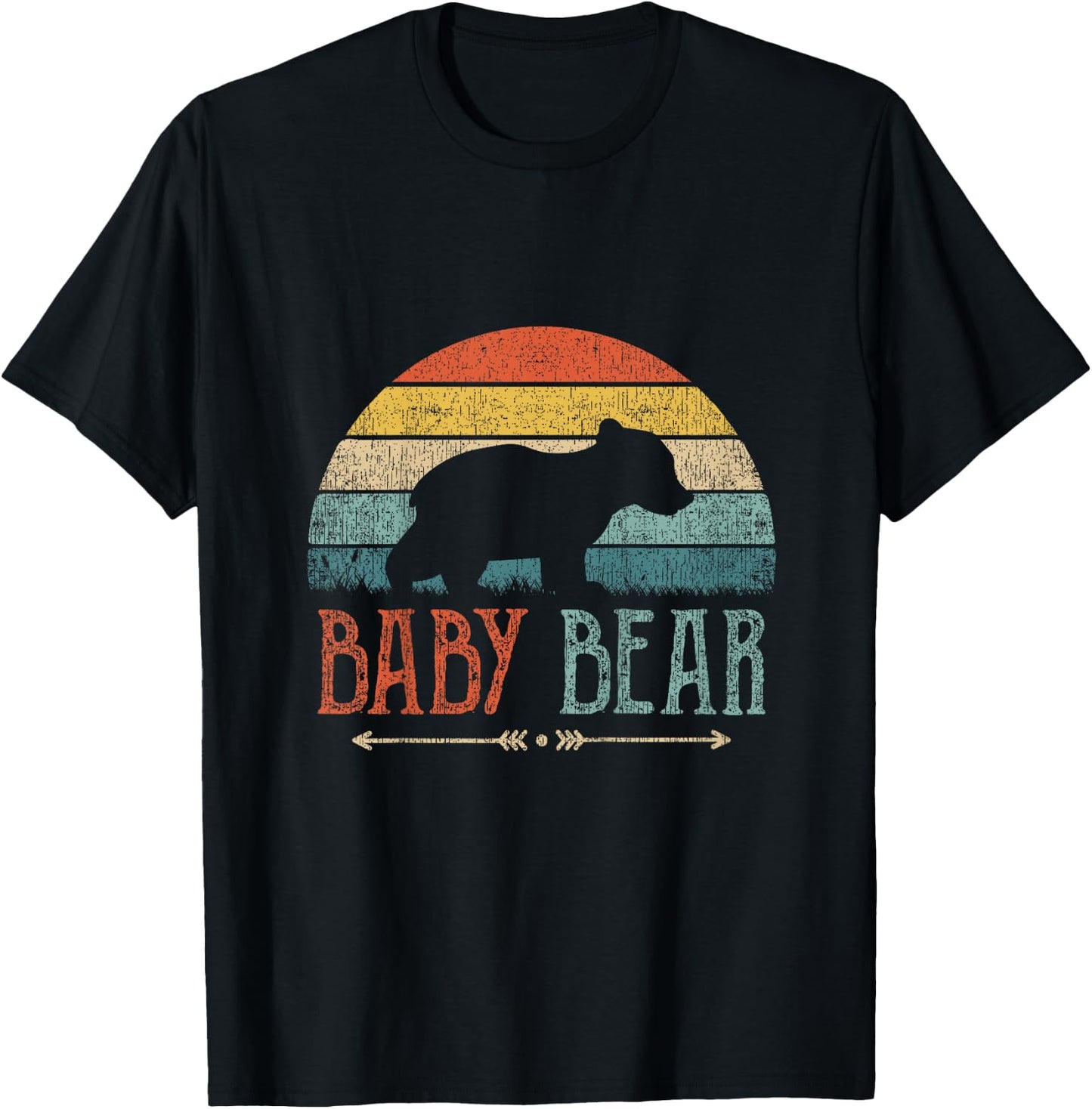 Baby Bear Cute Infant Outfit Small Child Toddler T-Shirt - T-Shirt | Black