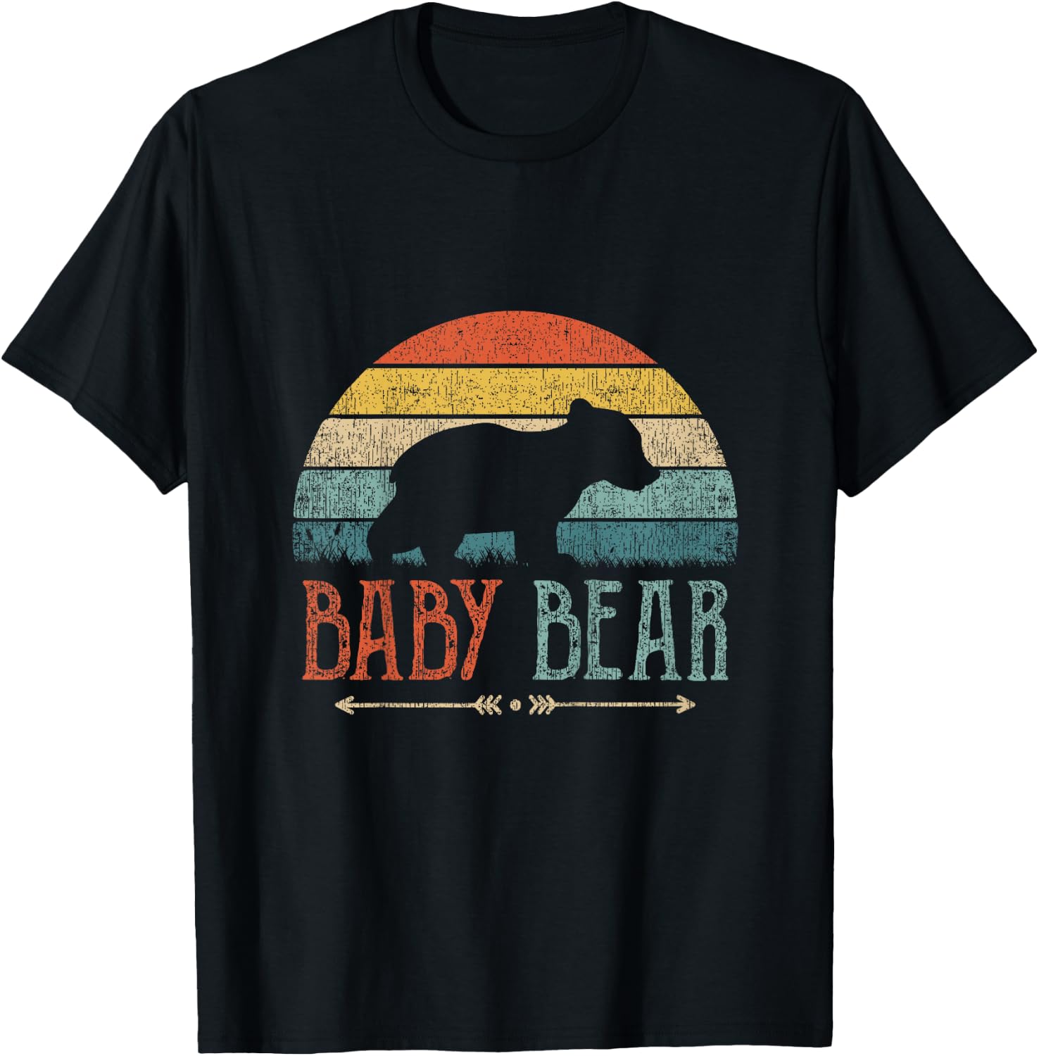 Baby Bear Cute Infant Outfit Small Child Toddler T-Shirt - T-Shirt | Black