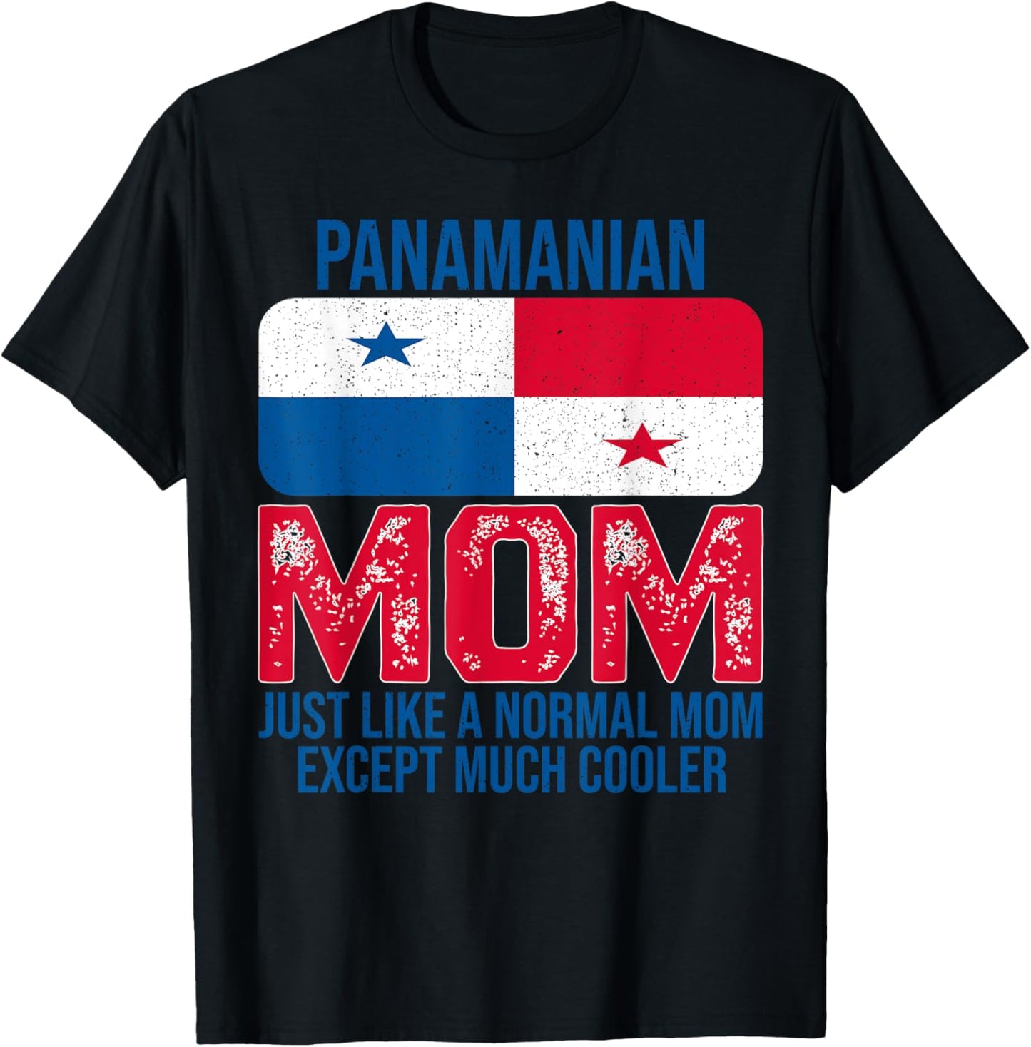 Vintage Panamanian Mom Panama Flag For Mother's Day T-Shirt - T-Shirt | Black