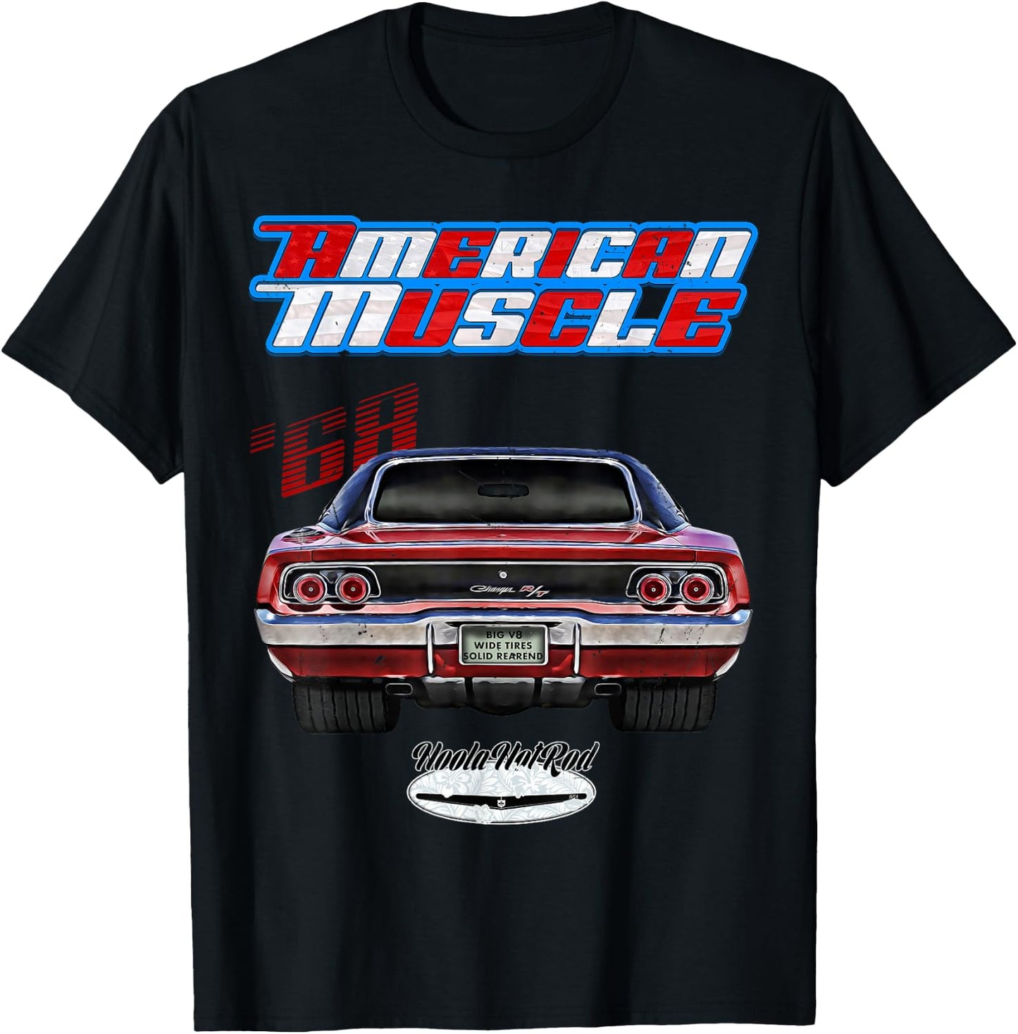 1968 Charger,Super Bee,Hot Rod,Muscle Car,Magnum,Wedge,R/T T-Shirt - T-Shirt | Black