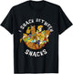 Scooby Doo I Snack Between Snacks T-Shirt - T-Shirt | Black