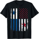 Panamanian American Flag Panamanian Roots Panama America T-Shirt - T-Shirt | Black