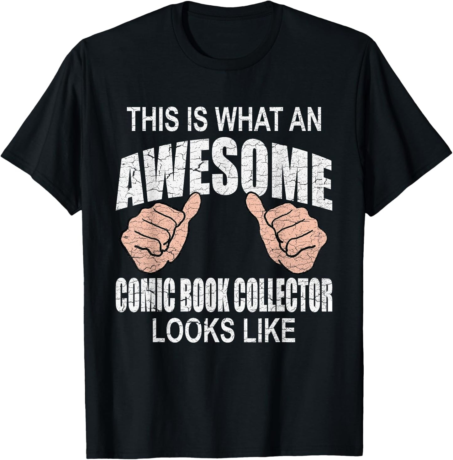 Funny Comic Book Collector Graphic Novel Collector Gifts T-Shirt - T-Shirt | Black