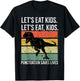 Funny Let's Eat Kids Punctuation Saves Lives Grammar T-Shirt - T-Shirt | Black