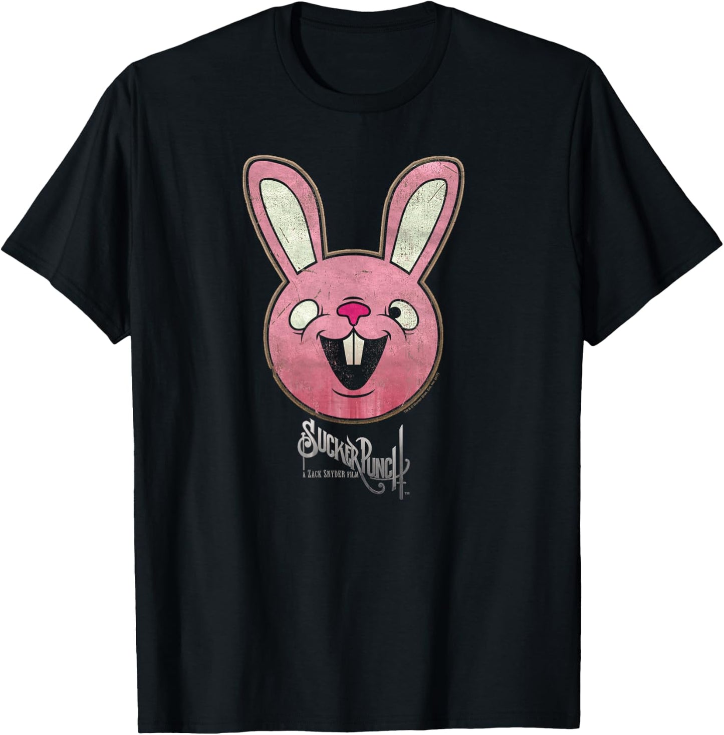 Sucker Punch Pink Bunny T-Shirt - T-Shirt | Black