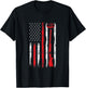 Clay Pigeon Shooting USA American Flag - Trap Rifle Firearm Women Men T-Shirt - T-Shirt | Black