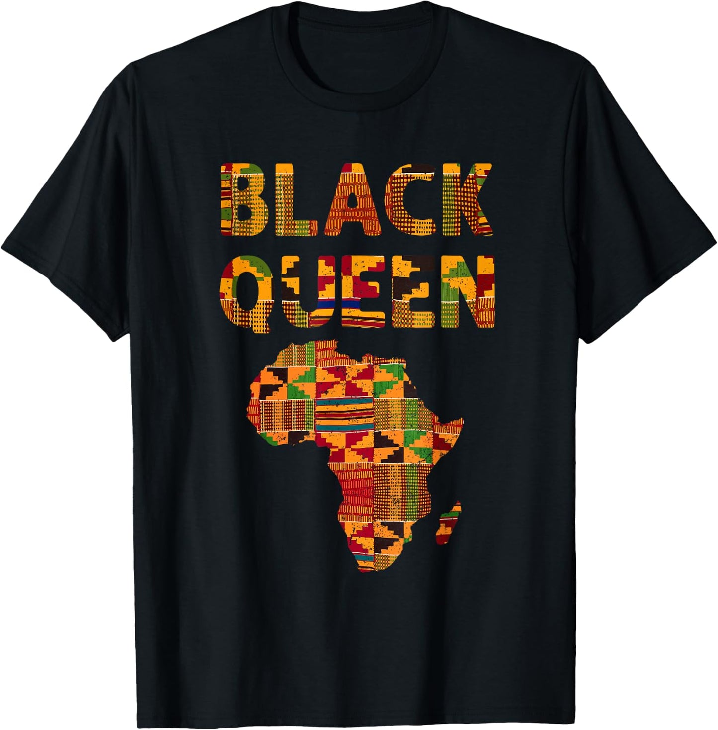 Cool Africa Art Girl Kids African Map Africa Lover T-Shirt - T-Shirt | Black