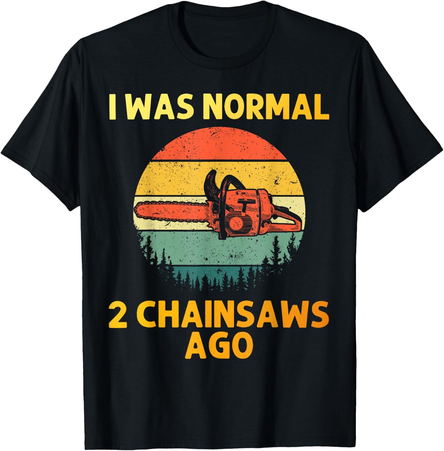 Funny Chainsaw Women Lumberjack Arborist Tree Cutter T-Shirt - T-Shirt | Black