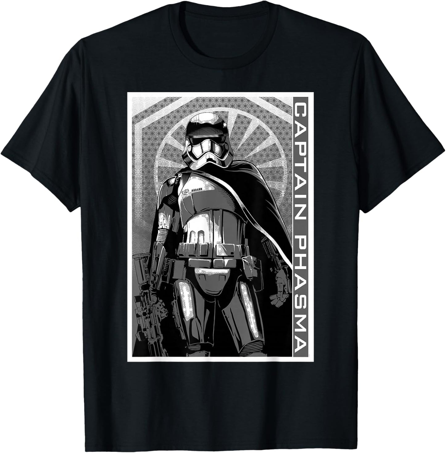 Star Wars Captain Phasma Portrait T-Shirt - T-Shirt | Black