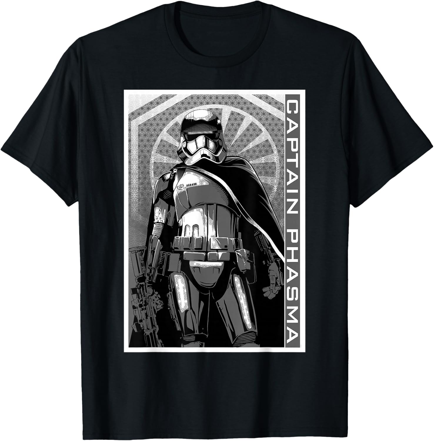 Star Wars Captain Phasma Portrait T-Shirt - T-Shirt | Black