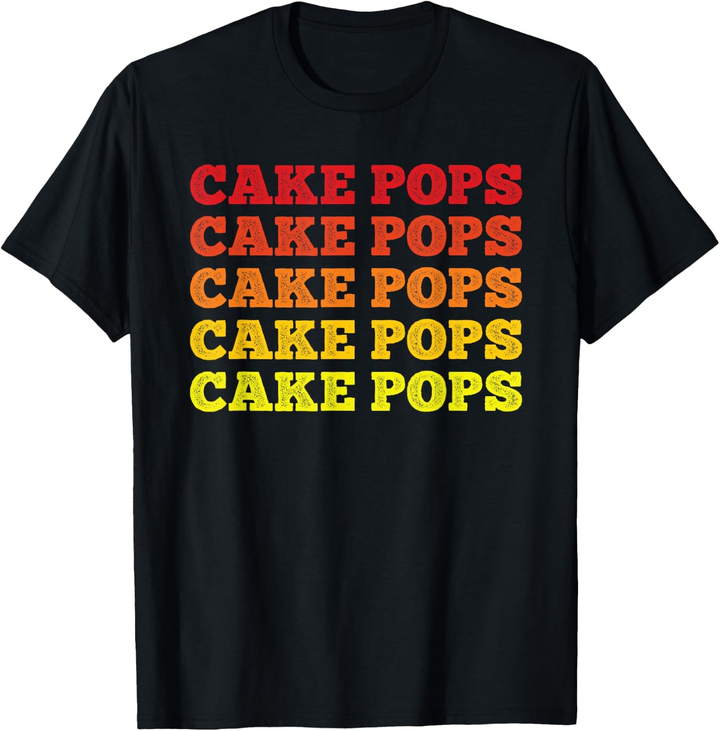 Cake Pops Retro Cake Pop T-Shirt - T-Shirt | Black