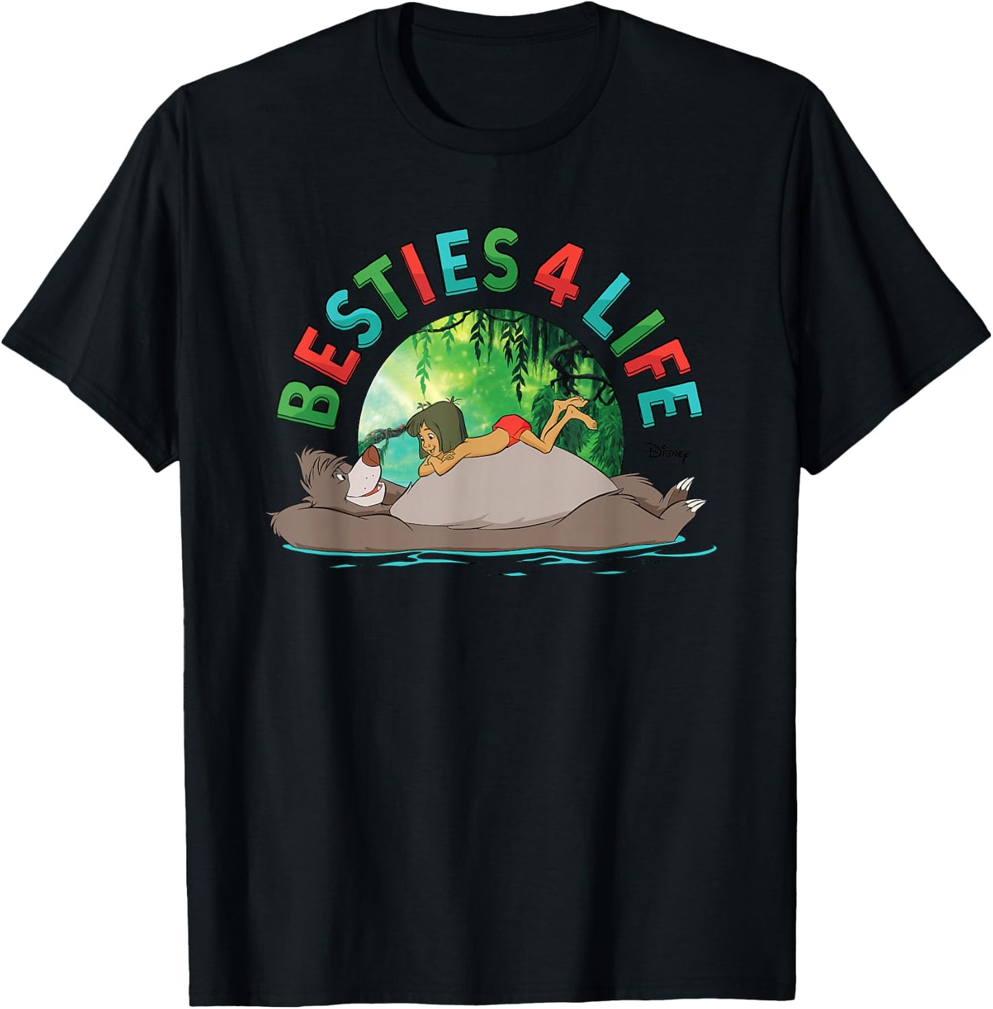The Jungle Book - Besties 4 Life T-Shirt - T-Shirt | Black