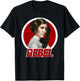 Star Wars Princess Leia Original REBEL Badge Graphic T-Shirt - T-Shirt | Black
