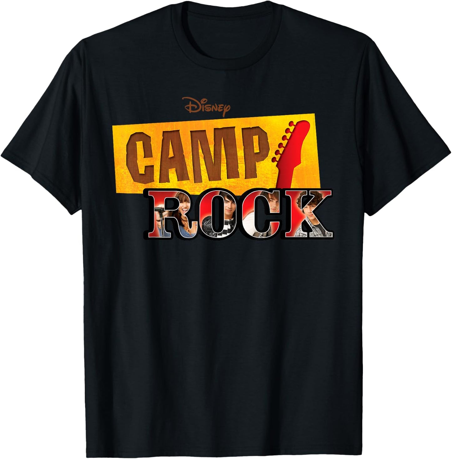Disney Channel Camp Rock Series Logo T-Shirt - T-Shirt | Black