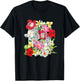 Flowers of Cambodia Word Art - Khmer Pride T-Shirt - T-Shirt | Black