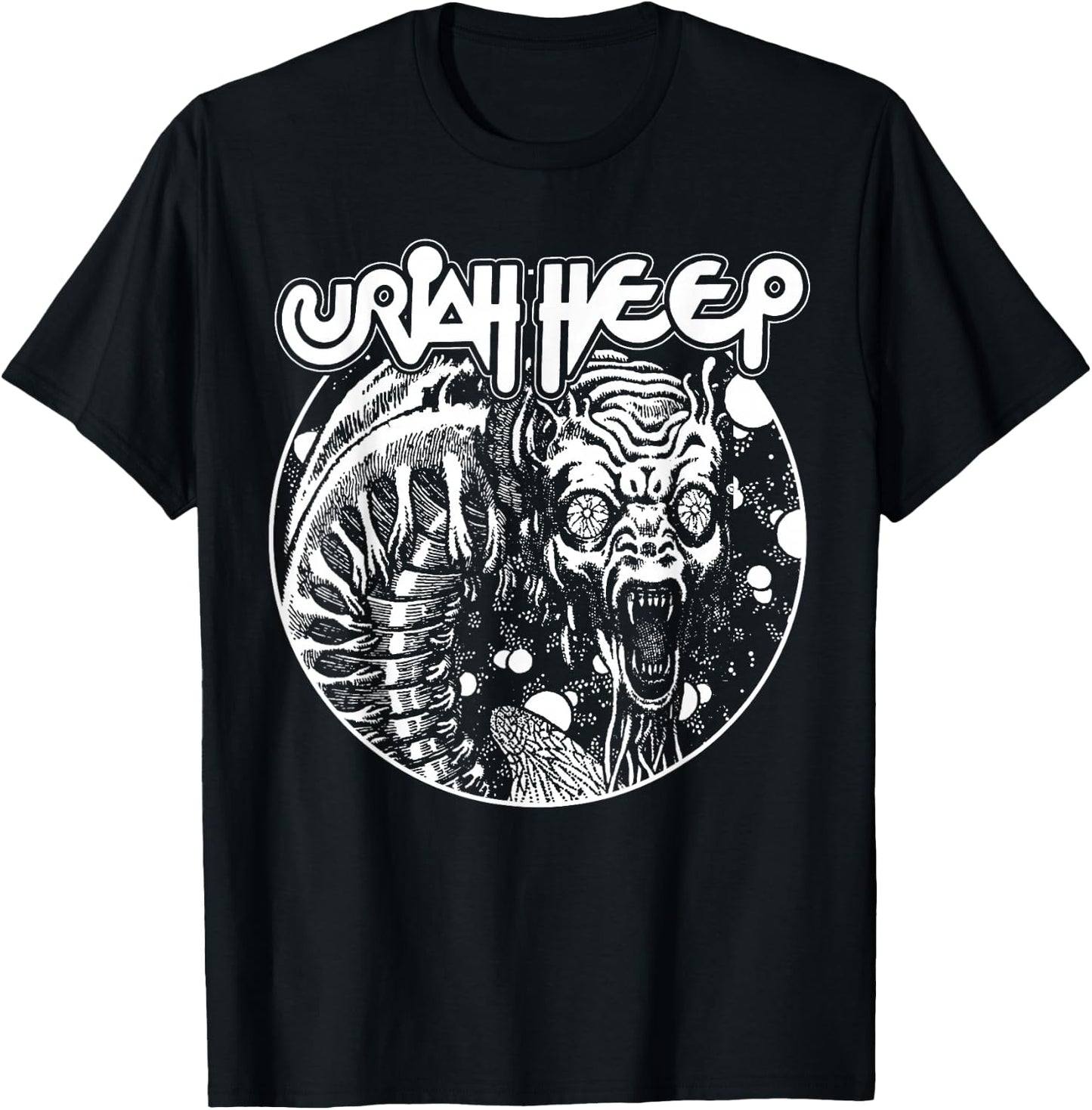 Uriah Heap - Winged Worm T-Shirt - T-Shirt | Black
