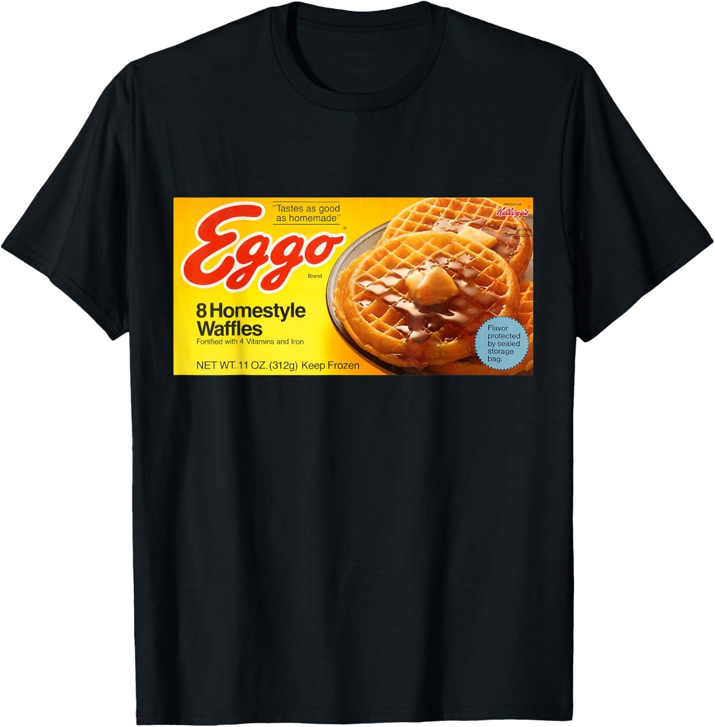 Eggo Retro Box T Shirt T-Shirt - T-Shirt | Black
