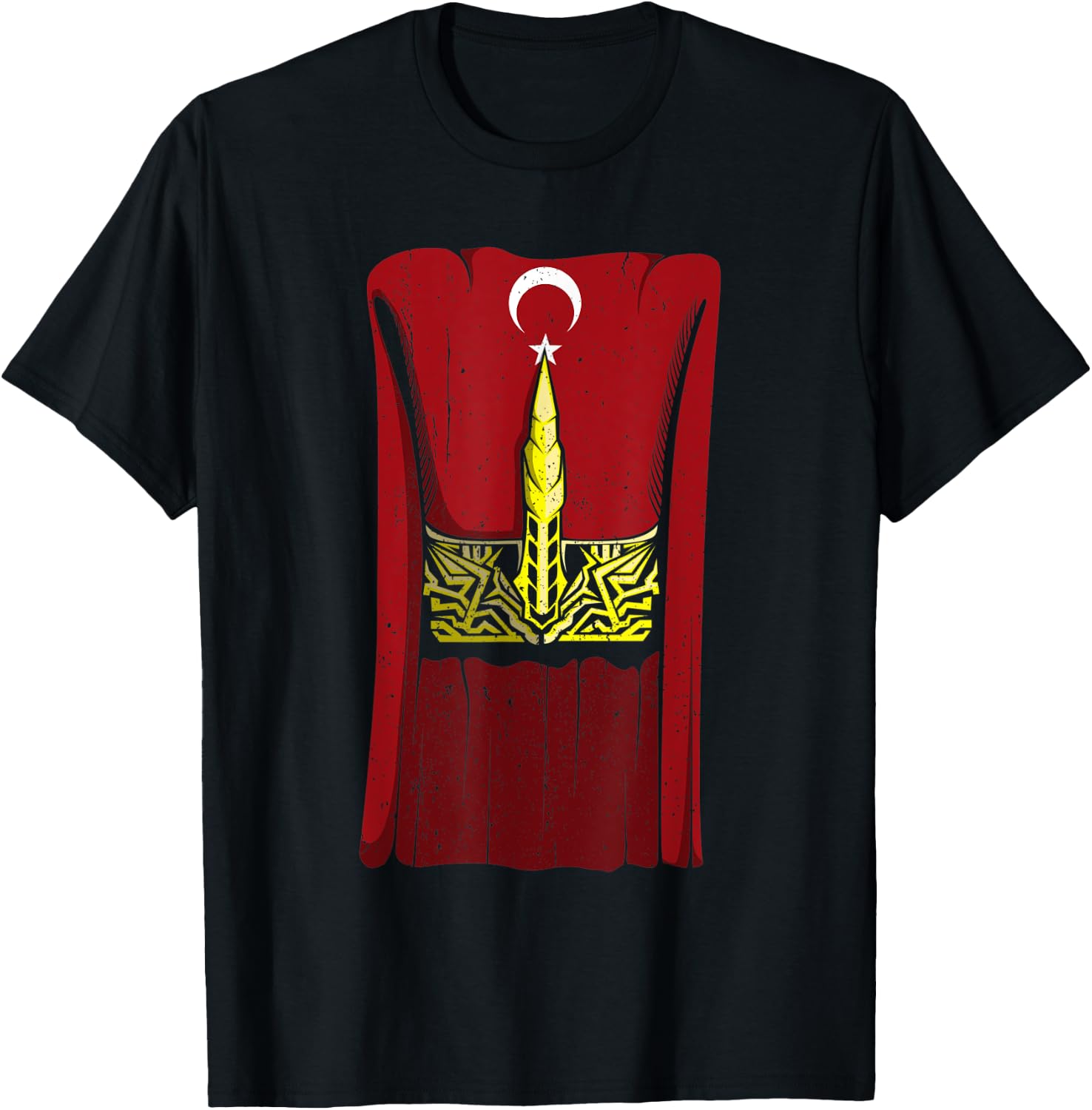 Ottoman Empire Ottoman Warrior Janissaries 1453 T-Shirt - T-Shirt | Black