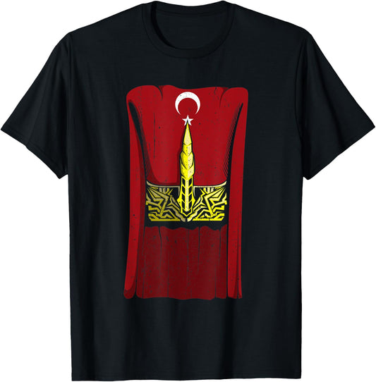 Ottoman Empire Ottoman Warrior Janissaries 1453 T-Shirt - T-Shirt | Black