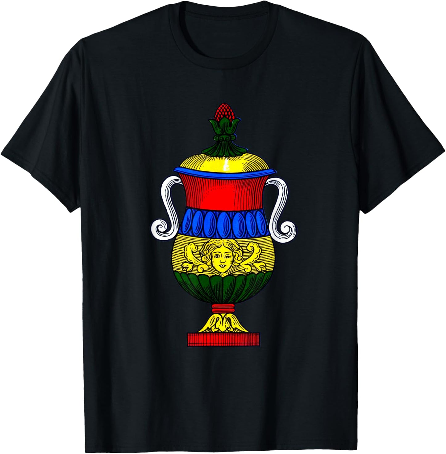 Ace of Cups [Neapolitan Cards] The Italian Playing Cards T-Shirt - T-Shirt | Black