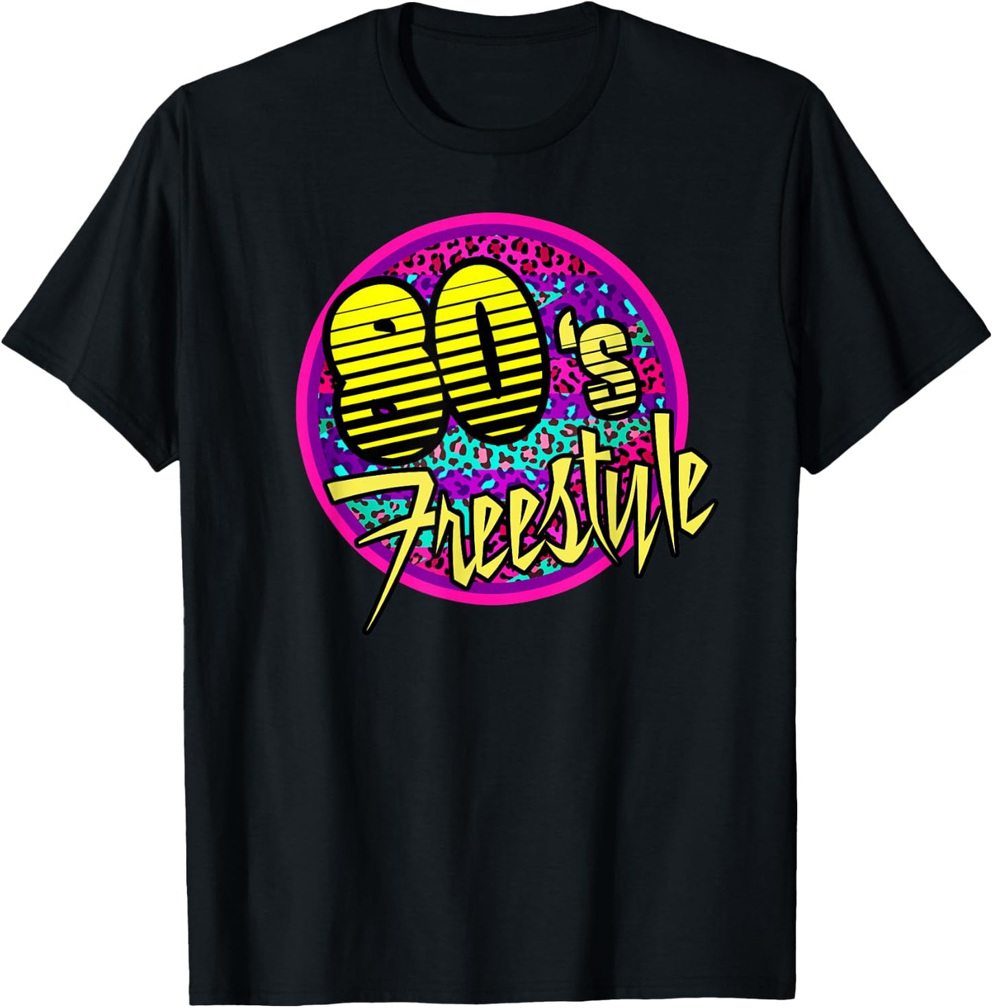 80s Freestyle Music Lovers of Eighties Club Dance Great T-Shirt - T-Shirt | Black