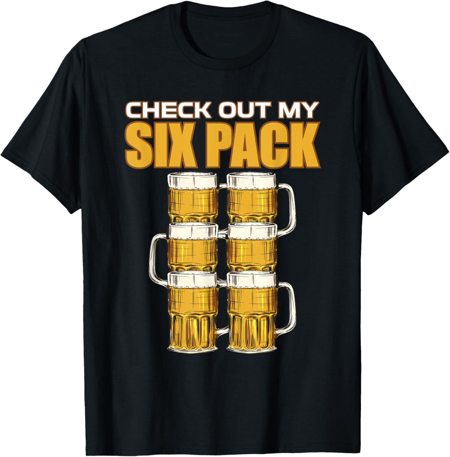 Check out my six pack Beer T-Shirt - T-Shirt | Black