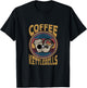Coffee Kettlebells Funny Workout Fitness Bodybuilding T-Shirt - T-Shirt | Black