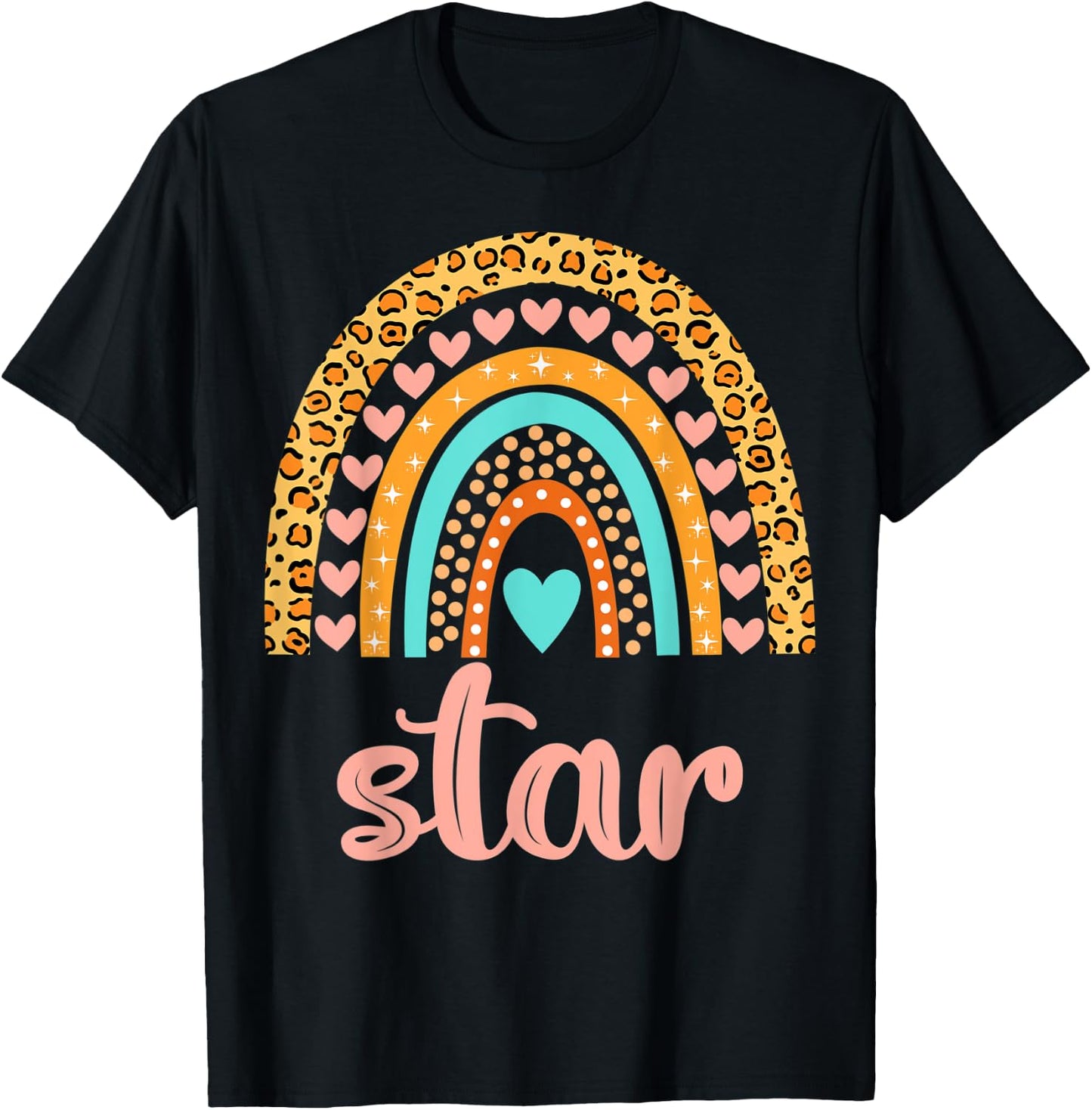Star Star Name Birthday Shirt Gift T-Shirt - T-Shirt | Black