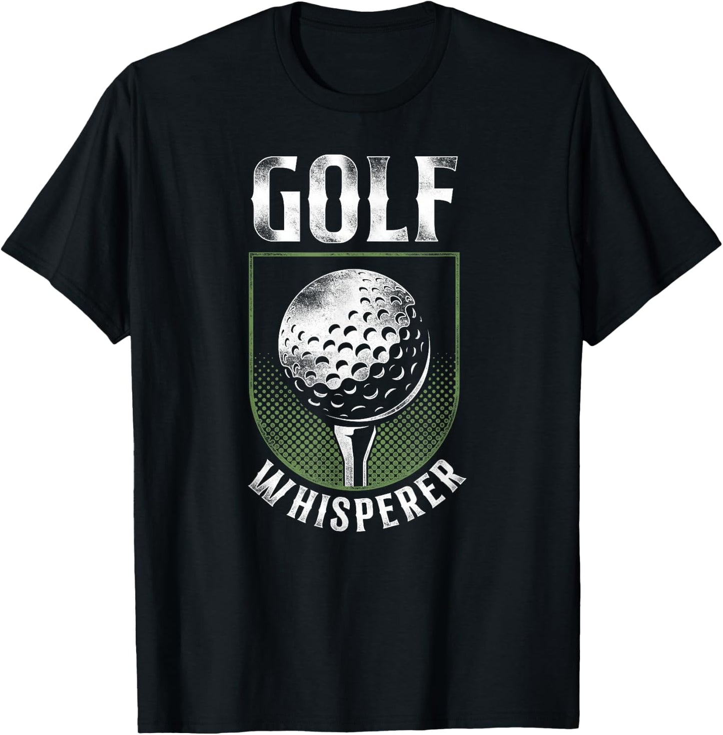 Golf Vintage Ball Golf Whisperer T-Shirt - T-Shirt | Black