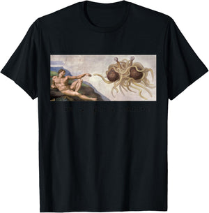 Can I get a ramen? Flying Spaghetti Monster Funny Gift T-Shirt - T-Shirt | Black