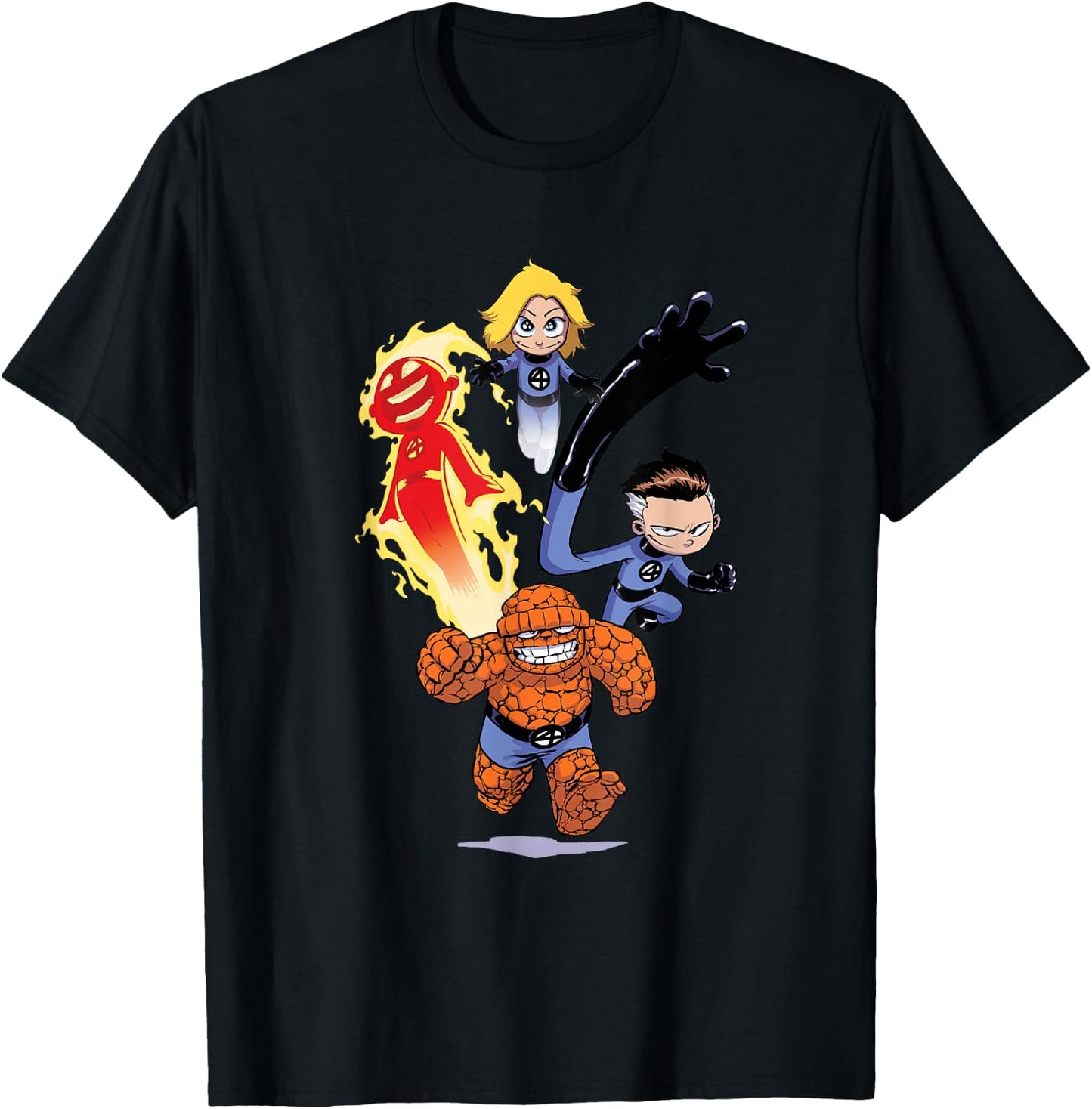 Marvel Fantastic Four Young T-Shirt - T-Shirt | Black