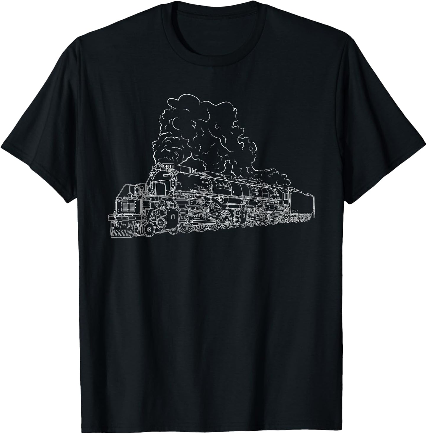 Big Boy X 4014 Steam Locomotive Utah Vintage T-Shirt - T-Shirt | Black