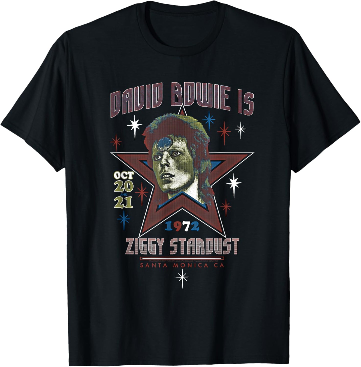 David Bowie - David Bowie is Ziggy Stardust T-Shirt - T-Shirt | Black