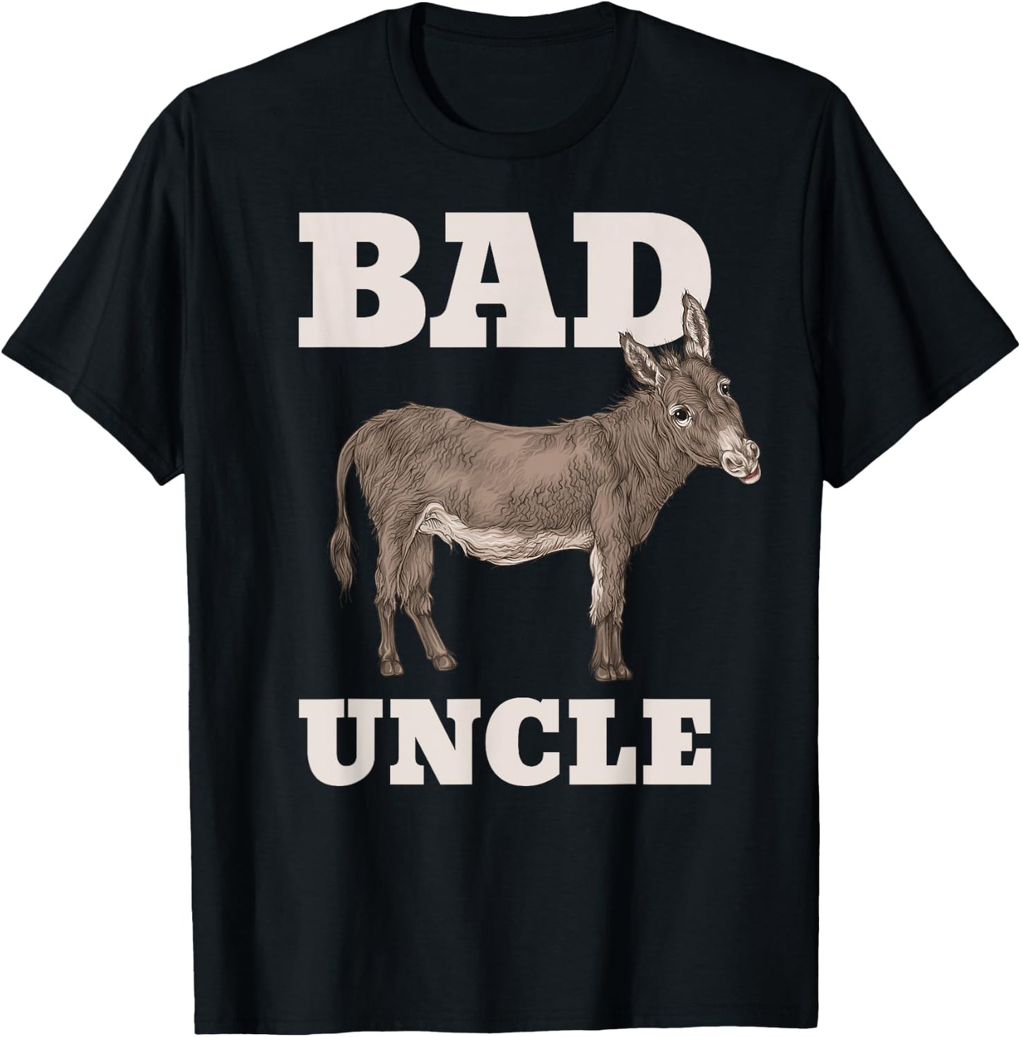 Badass Uncle Funny Pun Cool T-Shirt - T-Shirt | Black