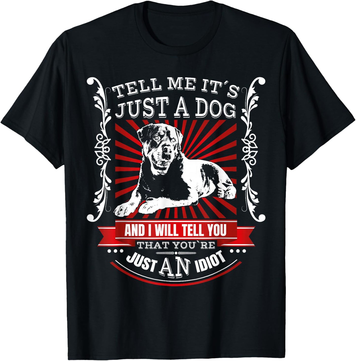 Rottweiler Dog Rottie T-Shirt - T-Shirt | Black