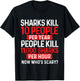 Now Who's Scary - Shark Lover Ocean Wildlife Protection T-Shirt - T-Shirt | Black