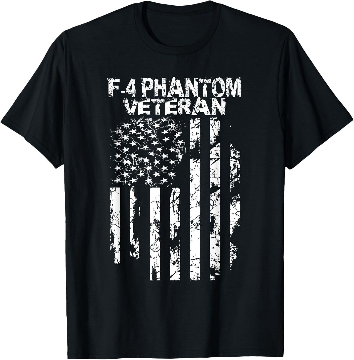 F-4 Phantom Veteran T-Shirt - T-Shirt | Black