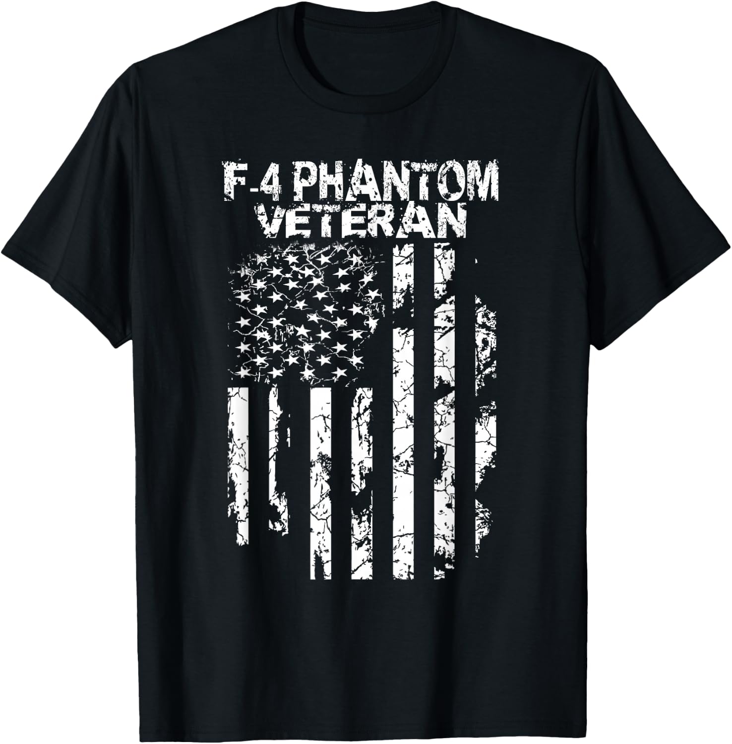 F-4 Phantom Veteran T-Shirt - T-Shirt | Black