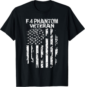 F-4 Phantom Veteran T-Shirt - T-Shirt | Black
