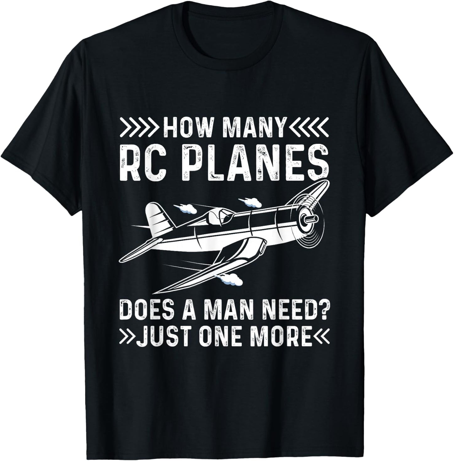 RC Plane Pilot Remote Controlled Glider RC Airplane T-Shirt - T-Shirt | Black
