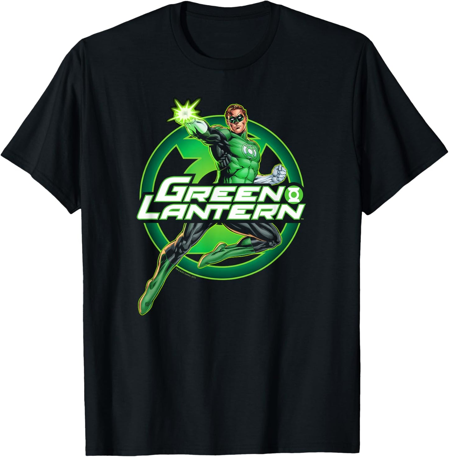 Green Lantern Glow T-Shirt - T-Shirt | Black